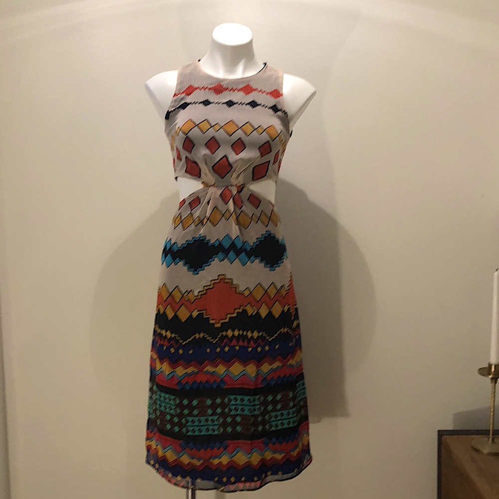 Zara Dress with cut out waist XS